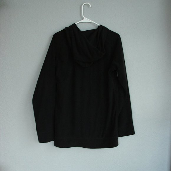 Spyder Snuggle Fleece Zip Hooded Sweatshirt Jacket Black Red XL Warm Coat Unisex - Picture 9 of 13